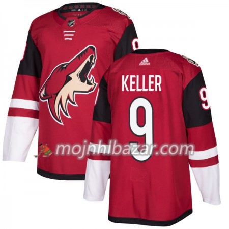 Dresovi Arizona Coyotes Clayton Keller 9 Adidas 2017-2018 Maroon Authentic - Muške